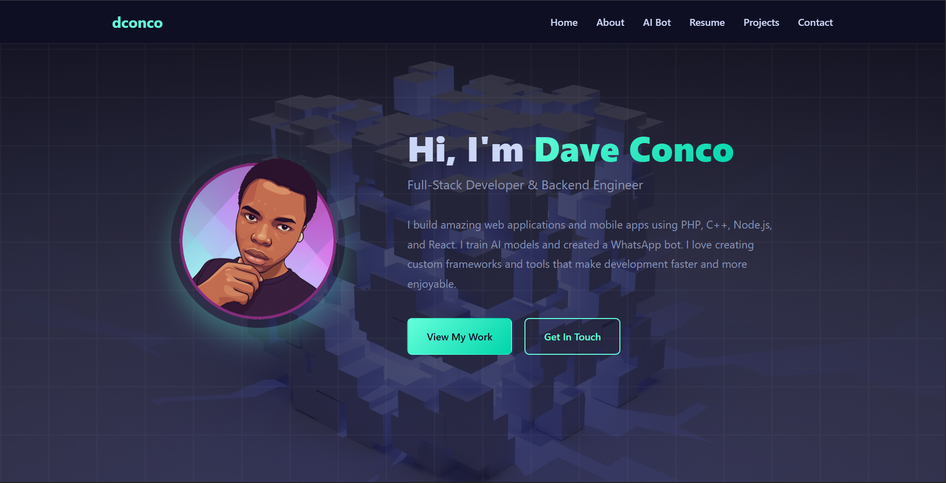 dconco.github.io Portfolio