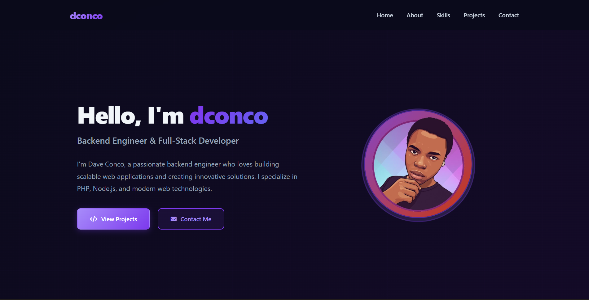 dconco.netlify.app Portfolio