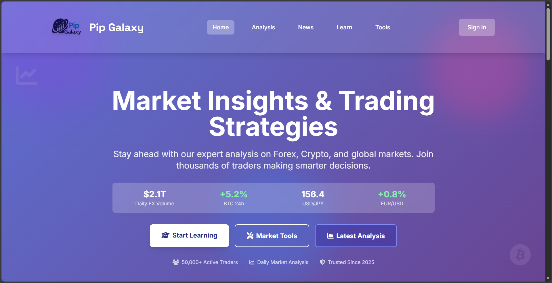 PipGalaxy app preview